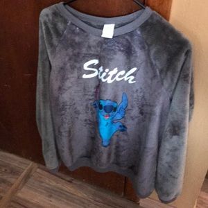 Disney Stitch large fuzzy shirt